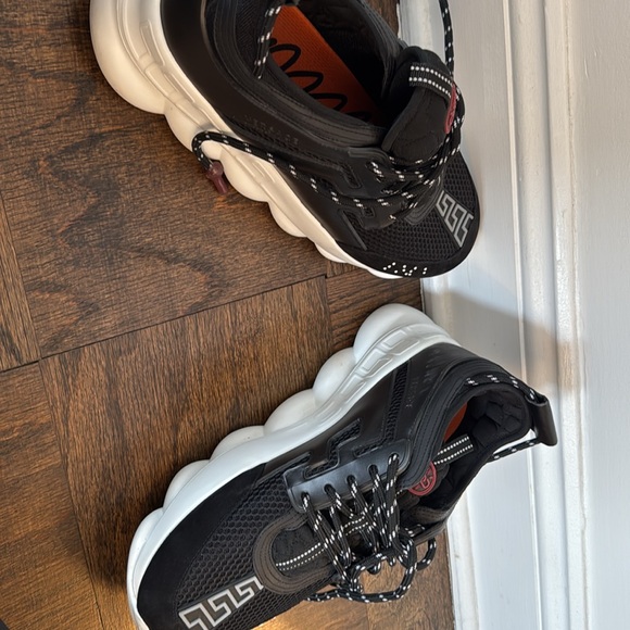 Versace Men’s Sneakers - Chaim Reaction, black, size 45 - Picture 2 of 10